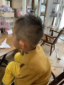 ロカット サロン(Roquat Salon) ショートキッズメンズカット【ヘアセット/立川/立川南/国分寺】
