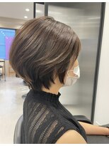 アフロディーテ 銀座(APHRODITE GINZA) 前髪/こなれミディ/ウェーブパーマ/アンブレラカラー/銀座