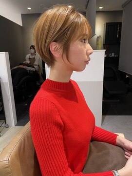 トゥルーズ(TLUUS) TLUUSショコラベージュ魅力倍増カールベビーバングショート