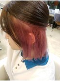 20代30代40代レイヤー シースルーバング 無造作ミディアム
