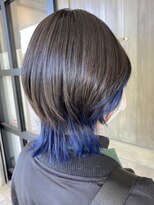 オーストヘアーベル 天王寺(Aust hair Belle)&nbsp;インナーカラー　ブルー
