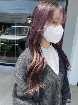 ナンバー(number+) 20代30代大人かわいいラベンダーピンクイヤリングカラー