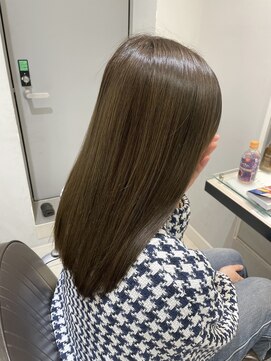 ネオリーブギンザ 銀座店(Neolive GINZA) 髪質改善カラーオリーブグレージュ【銀座】鶴岡