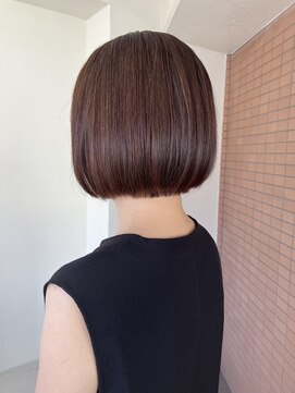 ヘアースペースブルーム プリュス 石橋店(HAIR SPACE BLOOM plus) 【石橋/ショート】髪質改善 白髪ぼかしハイライト、ヘアカラー