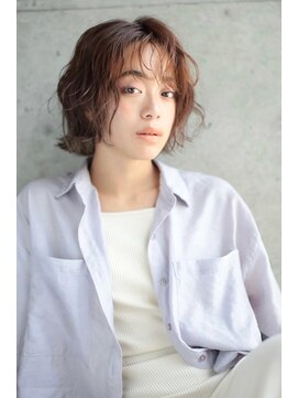 アンド(AND) ボブパーマ テラコッタ ハイライト 代官山 中目黒 恵比寿