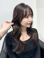 クレム 博多駅店(ChLem)&nbsp;顔まわりレイヤー 艶カラー 暗髪 韓国風 髪質改善 福岡美容室