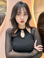 グロー 大宮(GLROW)&nbsp;グレージュカラー　顔まわり　くびれ巻き韓国