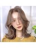 1番明るくなる【ブリーチなしダブルカラー】+韓国ヘアカット(ロング料なし)