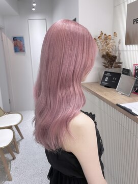 ペレ 渋谷(PELE) イメチェン/ホワイトブロンド/外ハネボブ/ワイドバング/渋谷