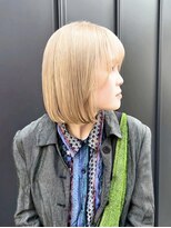 ビューティービースト 西町店(beauty:beast)&nbsp;ミニボブ/切りっぱなしボブハイトーン/