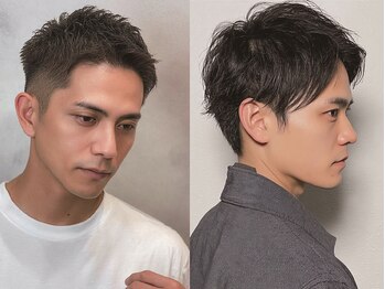 ノエリブ 名駅(noe liv)の写真/メンズパーマに挑戦したい方noe liv MEN'Sにお任せ*社会人もできるニュアンスパーマを提案◎[名駅/韓国]