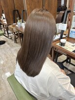 ピンキーウエスト&nbsp;マロングレージュ/ブリーチなしダブルカラー