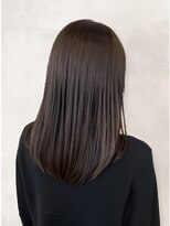 ヘアメンテ(Hairmainte) ツヤ髪ストレートロング/◎くすみベージュ
