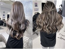 キング 心斎橋店(K!ng)の雰囲気(他店で真似できないkingオリジナルのホワイトハイライト海外ヘア)