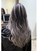 ハイライト　バレイヤージュ　ショート　レイヤー　髪質改善