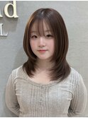 ◎イメチェン前髪ピンクベージュ似合わせカット髪質改善ボブ