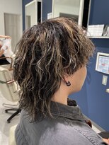 オシャマ ヘアー サンク 二川店(Oshama hair CinQ5)&nbsp;ハイライトウルフパーマ（波巻き）