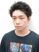 ヨファ ヘアー 芦屋店(YOFA hair) メンズカットアップバングベリーショート0605