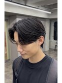 センターパート曲がる縮毛矯正