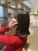 ヘアーオアシス ビオトープサン(Hair Oasis biotope SUN)&nbsp;透明感カラー/大人かわいい外ハネミディ/髪質改善【山本悠貴】