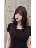 レイヤーカット/韓国風ヘア/エクステ/ケアブリーチhair salon NUMERO札幌店【ヌメロ】&nbsp;layer cut【レイヤー】