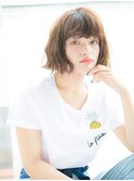 切りっぱなしボブで今っぽヘアに☆