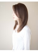 ヴェールウェーブブルージュ似アシメ合わせカットセミロング