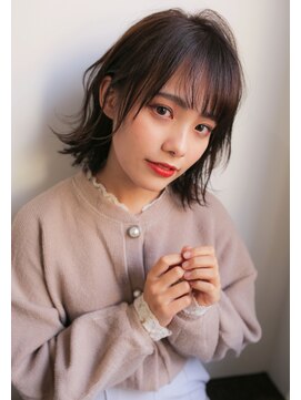 アフロートpd+ KOBE(AFLOATpd+) 【神戸三宮】小顔　外ハネ　切りっぱなしレイヤーボブ☆