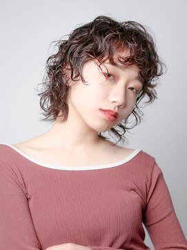 テトヘアー(teto hair) short［ウルフ レイヤー パーマ ショート ミディアム ボブ ］