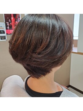 カットクルーオアシス 重信店 女性らしいグラボブ