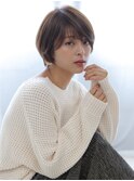 ナチュラルマニッシュショートヘア