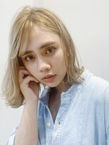 ナチュラルボブ_ココアブラウンフリンジウェーブ_57809