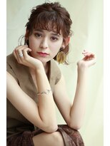 アトリエ リブコ(atelier L.I.B.Co)&nbsp;ボブの抜け感ハーフアップ