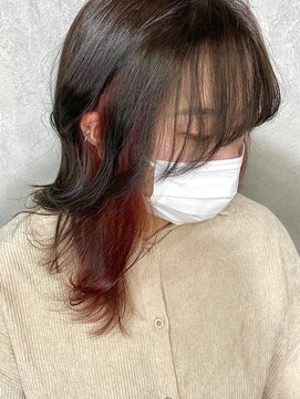 セシルヘアー(CECIL hair) CECIL下北沢 ピンクインナーカラー