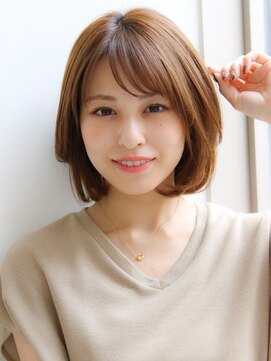 アグノス 青山(Agnos) ★暗めカラーグランマッシュデザインカラーくびれヘア//