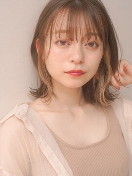 レジュアル(RESSUAL) イヤリングカラー　ボブ　大人かわいい　フェザーバング