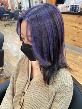 エイト プラット 渋谷2号店(EIGHT plat) ☆パープルインナーカラー☆