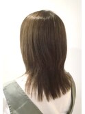 【髪質改善+ダメージレスカラー】透明感オリーブベージュカラー