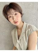 くびれショート/ホワイトアッシュ/小顔/ボブルフ[等々力]