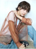 ニュアンスショート_グレージュカラーボブウルフ_39276