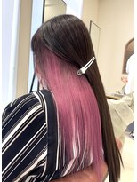 クアトログランシュ ひたちなか店(QUATRO×GranCieux)&nbsp;インナーカラー【ひたちなか/ブリーチ/インナーカラー】