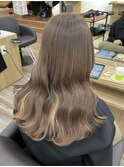 大人可愛い10代20代イメチェンハニーブラウンダークアッシュ