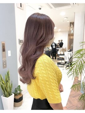 ビューエヒメ(VIEW EHIME) 韓国×顔まわりカット×レイヤーカット×グレージュ