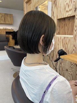 ベンジー 天神店(benji) 丸みショートボブ・ミニボブ　（薬院/天神）