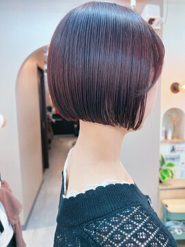 シビバイレボ(CIBI by revo) 地毛風カラー/ナチュラルレイヤーカット/ショートボブ[船橋]