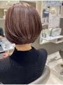 前髪なし×くびれショートボブ30代40代50代(友塚)