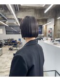 切りっぱなしボブ