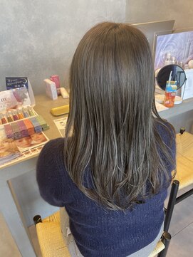 アチーブリス(achieve Liss) オリーブブラウンブリーチなし透明感艶髪大人可愛い