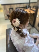 オーブ ヘアー リリー 博多2号店(AUBE HAIR lily) サイドアップ