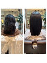 ベソ(Beso)&nbsp;ストレートヘア/縮毛矯正/ストレートパーマ/黒髪ロング/20代30代